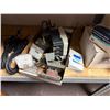 Image 24 : Contents of Shelf: Multiple Motors, Gauges, Relays, Switches, Fuses, Cables, Hardware, etc  (shelf n