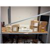 Image 2 : Contents of Shelf: Multiple Motors, Gauges, Relays, Switches, Fuses, Cables, Hardware, etc  (shelf n