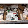 Image 8 : Contents of Shelf: Multiple Motors, Gauges, Relays, Switches, Fuses, Cables, Hardware, etc  (shelf n
