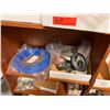 Image 5 : Contents of Shelf: Multiple Dust Collector Switches, Digital Meter, Hoses, Hardware, etc  (shelf not