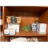 Image 9 : Contents of Shelf: Multiple Dust Collector Switches, Digital Meter, Hoses, Hardware, etc  (shelf not
