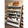 Image 1 : Contents of Shelf: Multiple Capacitors, Fuses, Timers, Contactors, Mufflers, Relays, Hoses, etc  (sh