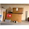 Image 2 : Contents of Shelf: Multiple Capacitors, Fuses, Timers, Contactors, Mufflers, Relays, Hoses, etc  (sh