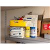 Image 3 : Contents of Shelf: Multiple Capacitors, Fuses, Timers, Contactors, Mufflers, Relays, Hoses, etc  (sh