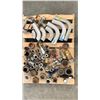 Image 1 : Contents of Pallet:  Misc Pipe Fittings, Connectors, Clamps, Parts, etc