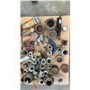 Image 2 : Contents of Pallet:  Misc Pipe Fittings, Connectors, Clamps, Parts, etc