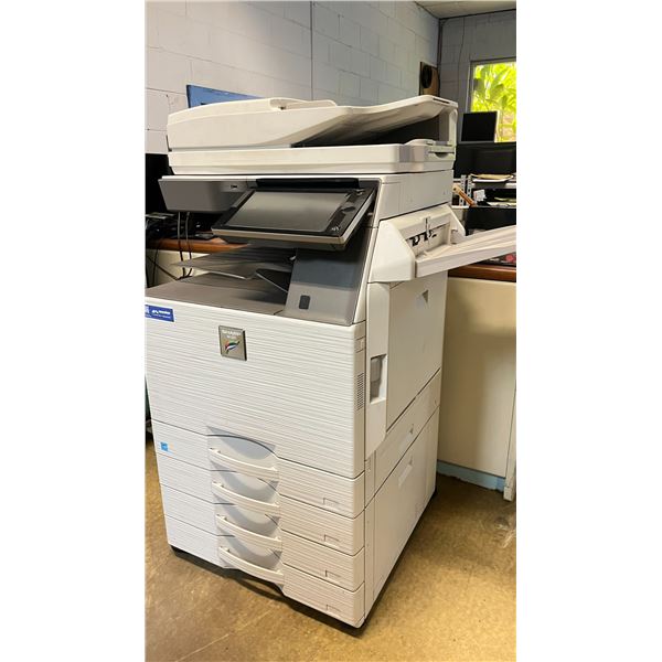 Sharp MX-3071 Color Laser Multifunction Printer on Stand