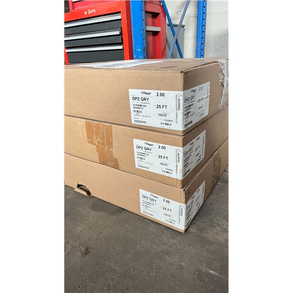 Qty 3 Boxes 2" Vacuum Hoses 25' L, New in Box