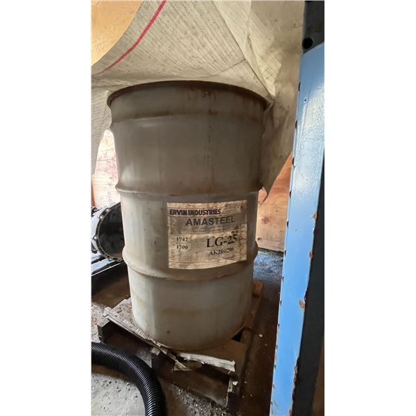 AMA Steel LG-55 Drum Steel Grit (some rust but salvagable