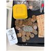 Image 2 : Large Pennies Collection, Liberty Half Dollar, Jiffy Lube Token