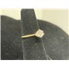 Image 1 : 14K  YG  Diamond Solitaire Ring w/One Round Cut Diamond 2.4G - Replacement