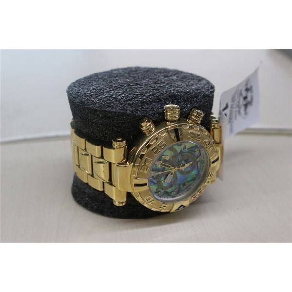 Invicta Gold Face Dive Watch