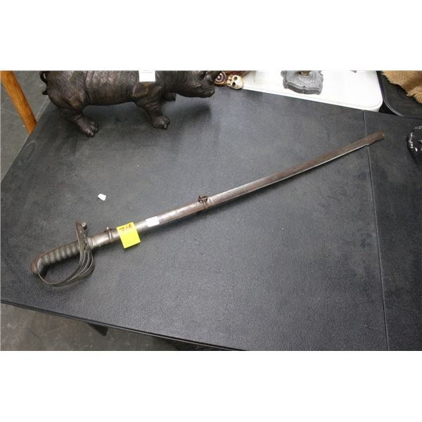 Ornate Sword w/Metal Sheath