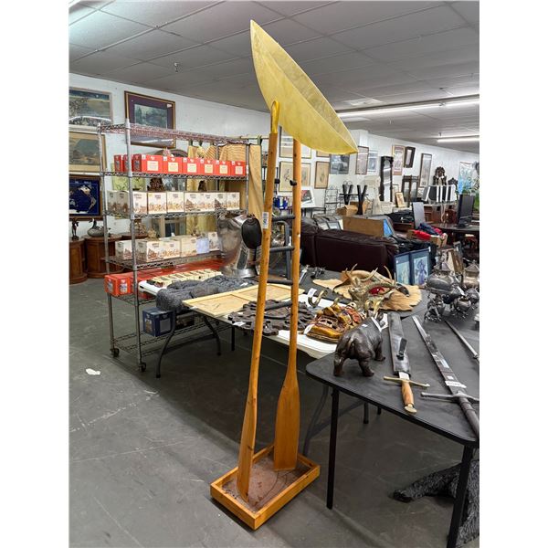 Water Tip Stand Mount on Oars - 7'