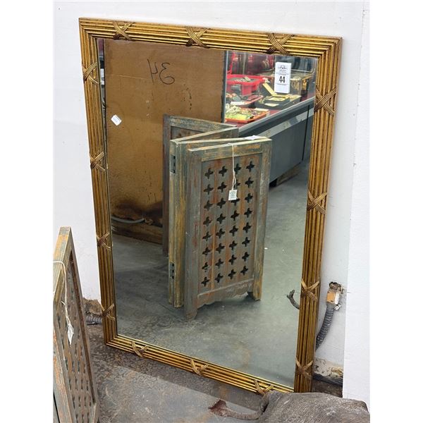 Gold Guild Framed Mirror - 24"  X  36"  - No Shipping
