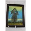 Image 1 : Framed Oil On Canvas Sea Scape Artist Signed - 20"  X  30"