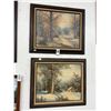 Image 1 : Oil On Canvas Forest Scenes - Artist Signed - 2
