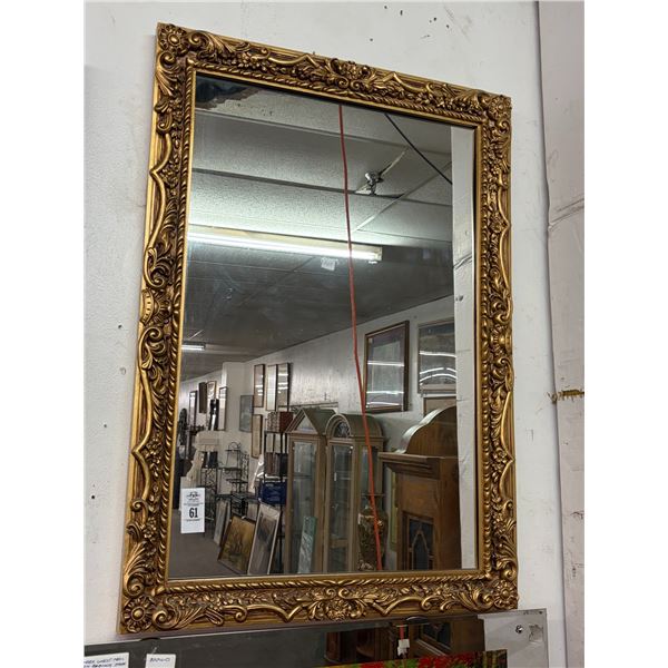 Ornate Gold Guild Mirror - 24"  X  40"  - No Shipping