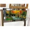 Image 1 : Mirrored Back Lite Wall Art Glade Creek Mill West Virginia Animated w/Moving