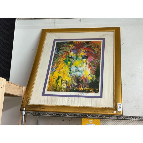 Large Leroy Neiman Framed Art - 30"  X  40"