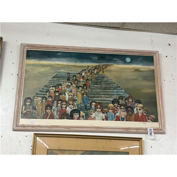 Framed Wall Art Tomorrow Forever - Artist Signed - 24"  X  40"