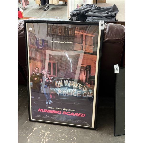 Framed Movie Promotion Running Scared - 24"  X  40"