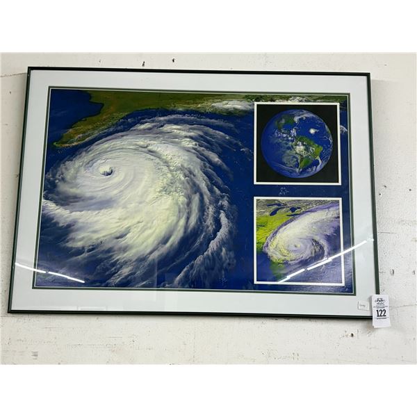 Framed Hurricane Photo