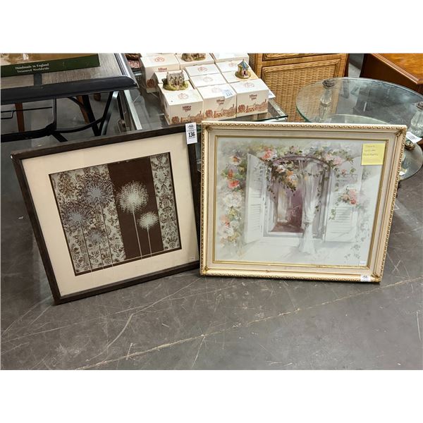 Fireworks Abstract Wall Art, Bedroom Window Scene Art - 2
