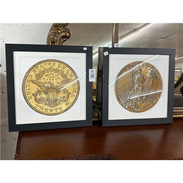 Framed Coin Wall Art - 2