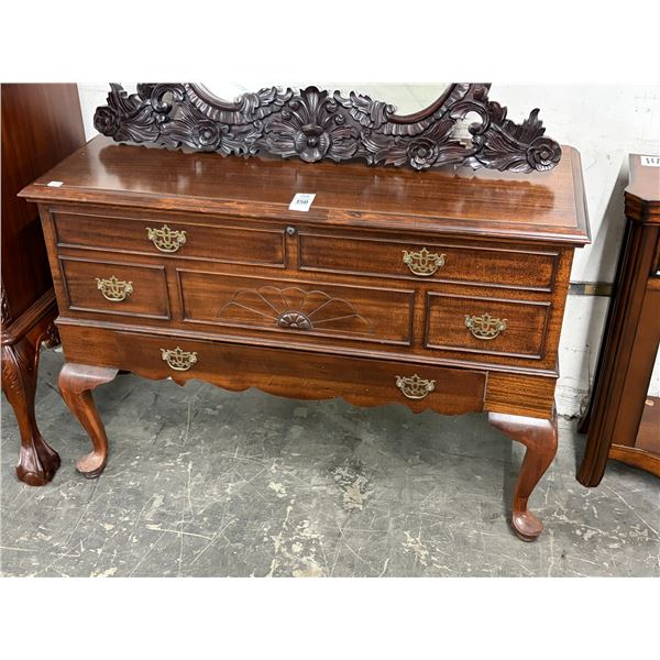 Mahogany Queen Anne Hall Cabinet
