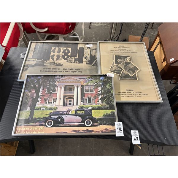 Framed Winmen Gallery, Antique Car Promotions - 3