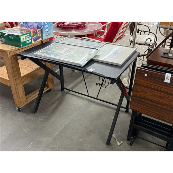 Game World E Sports Black Work Table