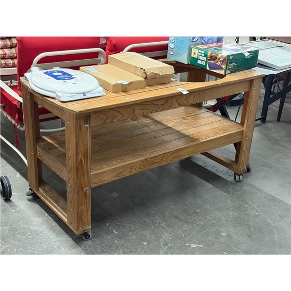 Big Green Egg Rolling Work Table - No Egg