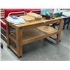 Image 1 : Big Green Egg Rolling Work Table - No Egg
