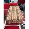 Image 1 : Brown Striped Chair Pads Set - 4
