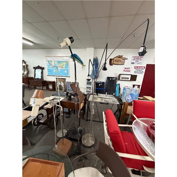 Flex Boom Dental Lamps 4, Over Sofa Lamp