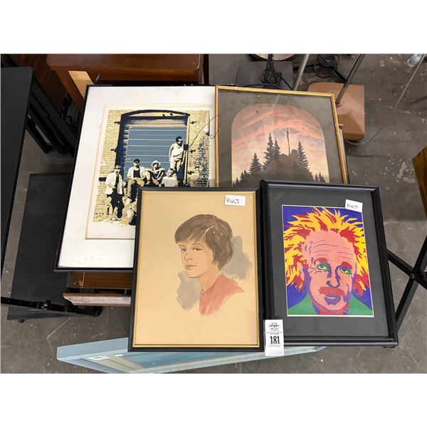 Asst. Small Framed Portrait, Religious Wall Art - 4