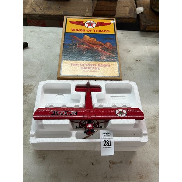 Texaco 1929 Curtis Robin Airplane Model