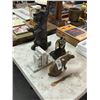 Image 2 : Cast Brass Pig, Letter Opener, Marble, Cast Sailboat, Bookends, Bronze Schnauzer Door Stop
