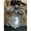 Image 1 : Large Lot Asst. Silverplate Serving Platters, Bowls
