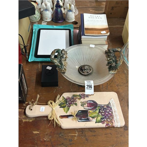 Tablet Case, Ornate Bowl, Books, Wine Motif Cutboard, Wine Stopper