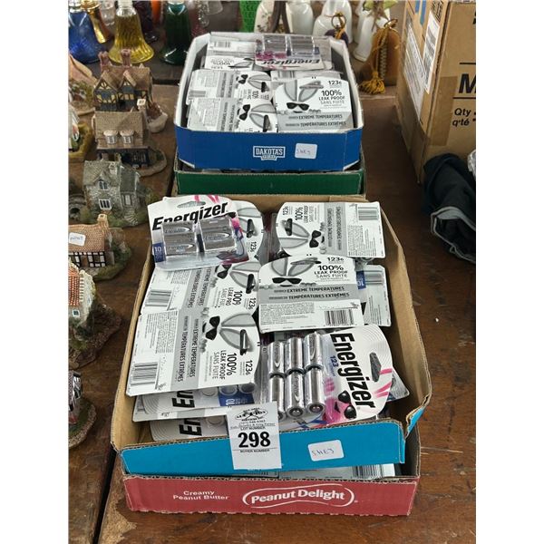 Energizer 123 Lithium Batteries - Lot