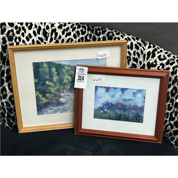 Small Framed Mountain Wall Art - 2