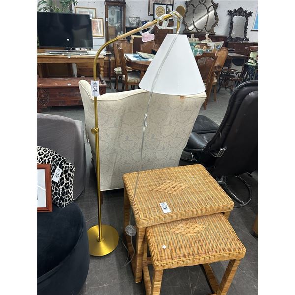 Gold Floor Lamp