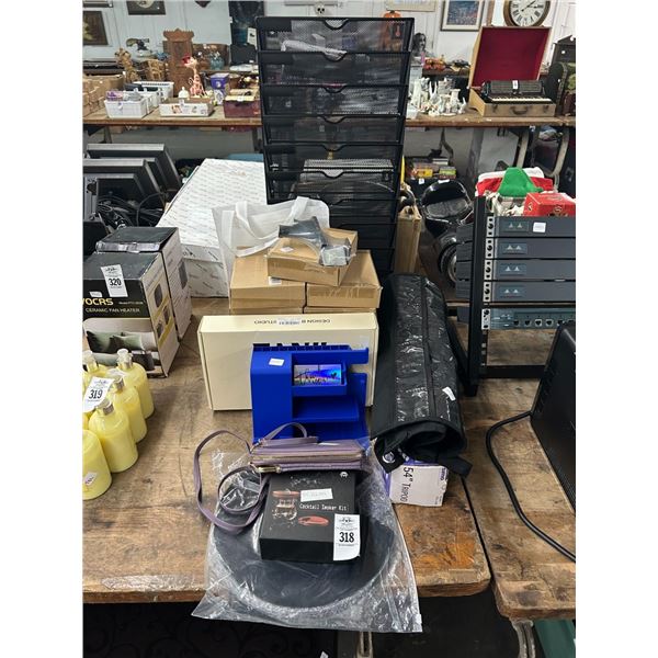 Cocktail Smoker Kit,  54" Tripod, Asst. Organizers, Hooks