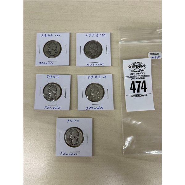 Silver Quarters - 5