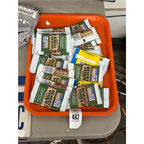 Desert Storm Trading Cards in Wrapper