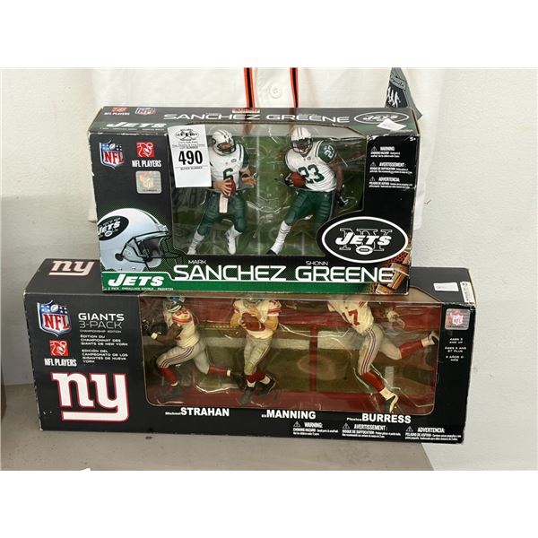 NY Jets Figurines Sanchez/Green/Manning/Straham/Beres