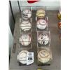 Image 1 : 8-Team Autographed Baseball In Showcase - 8 X $