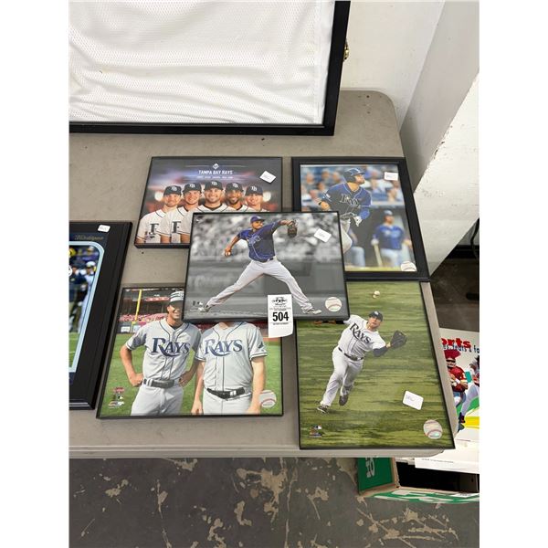 TB Rays Player Framed Photo - 5